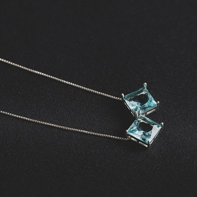 COLAR DIAMOND PRATA
